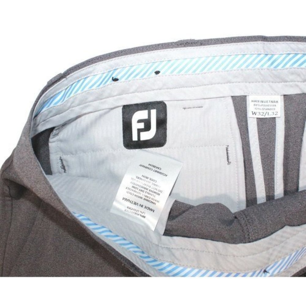FootJoy Gray Heather Golf Pants 24478 Men’s Size 32 x 32‎  VGUC with rub mark - Picture 7 of 8